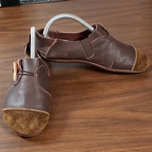 Whensinger Brown‎ Leather Women's Shoes Size 8